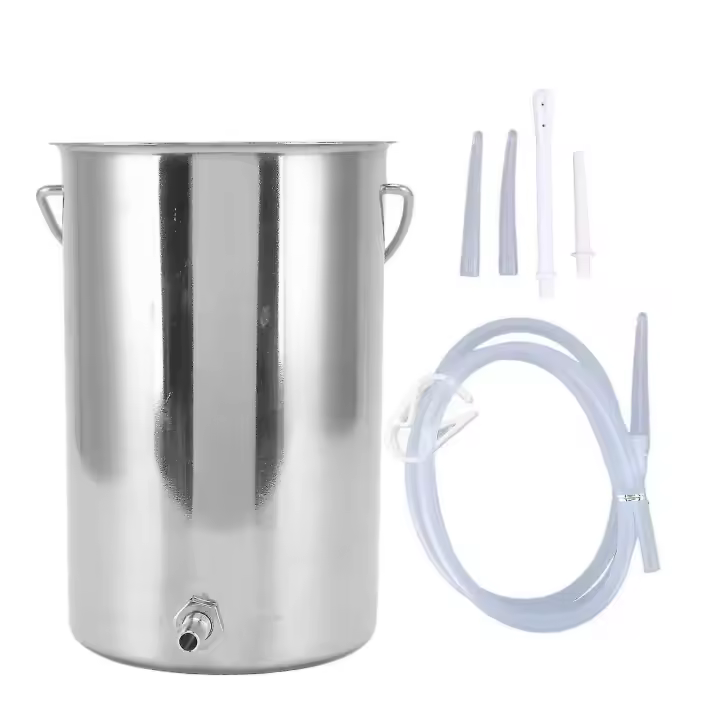 Food Grade Stainless Steel Enema Bucket Kit for Household Cleaning and Detox - 1