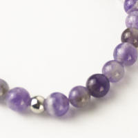 AuraViva -  Pulsera de Amatista Natural – Calma, Intuición y Protección (16-17 cm) - details 0