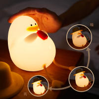 Lámpara De Noche USB Recargable Con Sensor De Toque Y Forma De Pato Para Compañero De Sueño Y Luz De Mesa Para Bebés Y Niñas - details 3