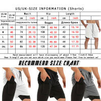 Shorts De Entrenamiento Para Hombre 2 En 1 Running Yoga Fitness Gimnasio Leggings De Compresión Deporte MMA Talla Verdadera - details 1
