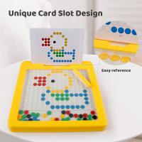 Tablero De Dibujo Magnético Para Niños Con Perlas Y Lápiz Set De Tablero De Dibujo Para Bebés Regalo Juguetes Educativos Para Niños Y Niñas - details 3