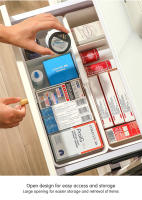 Organizador De Cajones Retráctil Para Escritorio Ajustable En Longitud Caja De Almacenamiento Compartment Estuche Para Ropa Y Maquillaje - details 4
