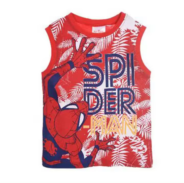 Camiseta de tirantes niño  4 años, 104 cm azul Spiderman - 1