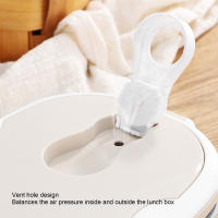 Caja De Almuerzo Portátil De Acero Inoxidable Para Estudiantes Y Trabajo Contenedor De Alimentos Con Utensilios De Cocina Resistentes Al Agua Caliente - details 6