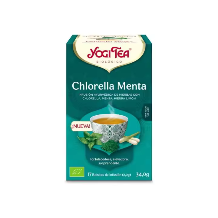 Yogi Tea Chlorella Menta Bio 17 filtros Bioclub - 1
