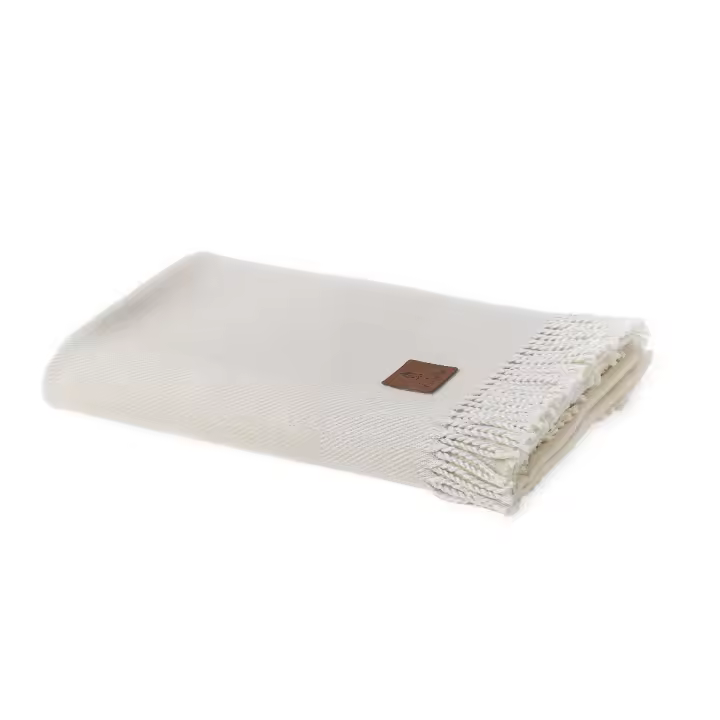 EL CABALLO - Plaid ZAHARA beige 130x170 cm - 1