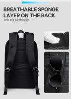 BANGE Hombro Mochila Negocios Hombre Impermeable 15.6" Laptop Fashion Clásica Viaje Moto&Biker Ligera Escalable Bolsos De Hombro - details 8
