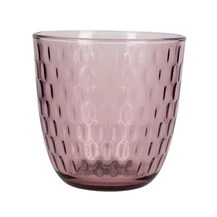 Cofan Set de vasos de agua | Modelo Ópalo | Capacidad: 29 cl | Disponibles en packs de 6 unidades (Color Púrpura) - 1