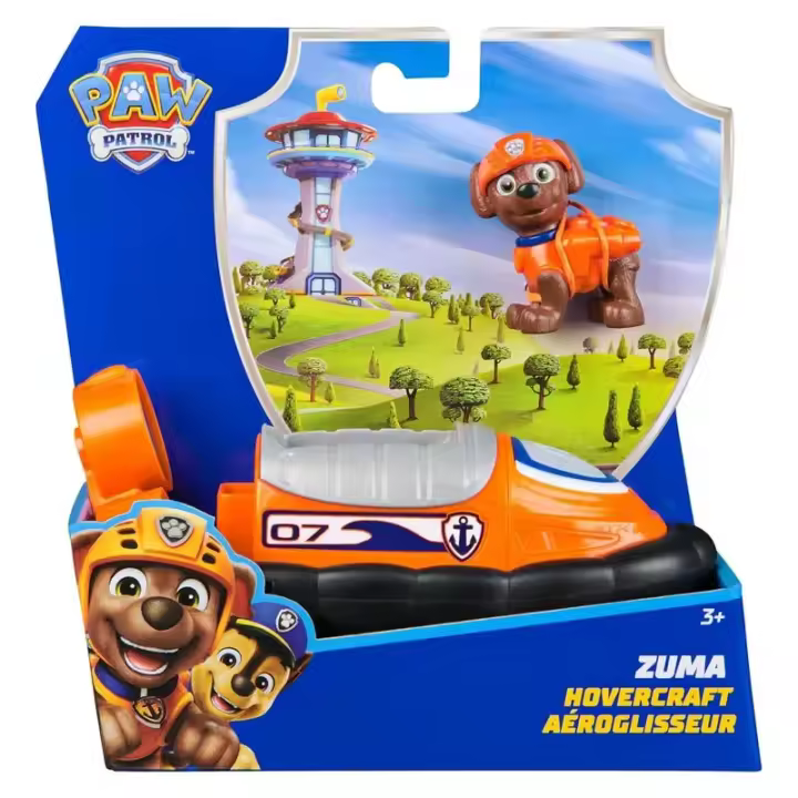 Spin Master Patrulla Canina  Aerodeslizador Y Figura Zuma 6071225 - 1