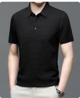 Camisa Polo Para Hombre Verano Manga Corta Seda Helada Fresca Y Transpirable Antisudoración Estilo Casual Negocios - details 32