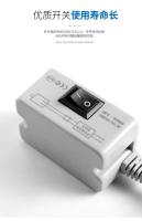 Luz De Trabajo Para Máquina De Costura Con 10 LED/COB En Forma De U Iluminación Industrial Flexible Con Base Magnética Para Mesita De Trabajo EU/US Plug - details 8