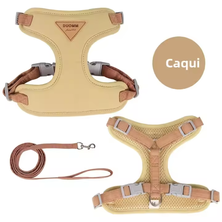 Juego De Arnes Y Correa Para Perro Y Gato Pequeño O Mediano Almohadilla Respirable Para Mascota Estilo Chihuahua Poodle Bulldog Francés Accesorios Para Mascotas - 1