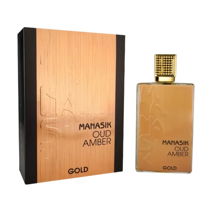PERFUME ARABE - Manasik Oud Amber Gold EDP 100 ml - PARA HOMBRE - 1