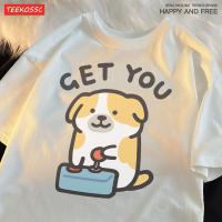 Camiseta Hombre Talla Grande Estampado De Muñecos De Cachorro Y Perro Suave Transpirable Manga Corta Estilo Casual Para Verano - details 8