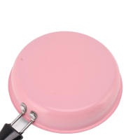 Sartén Mini De 12cm En Acero Inoxidable Antidesbordamiento Inducción Redonda Para Desayuno Freír Huevo Con Mango Largo - details 7