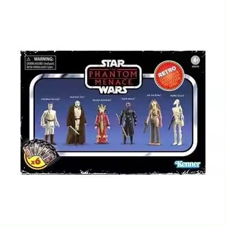PHANTOM MENACE MULTIPACK 6 FIG. 9,5 CM STAR WARS THE PHANTOM MENACE RETRO COLLECTION - 1