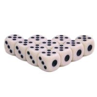 10PCS Dados Pequeños D6 14mm Para Juegos De Tablero Y Apuestas Estándar Con Puntos Accesorios De Juego - details 6