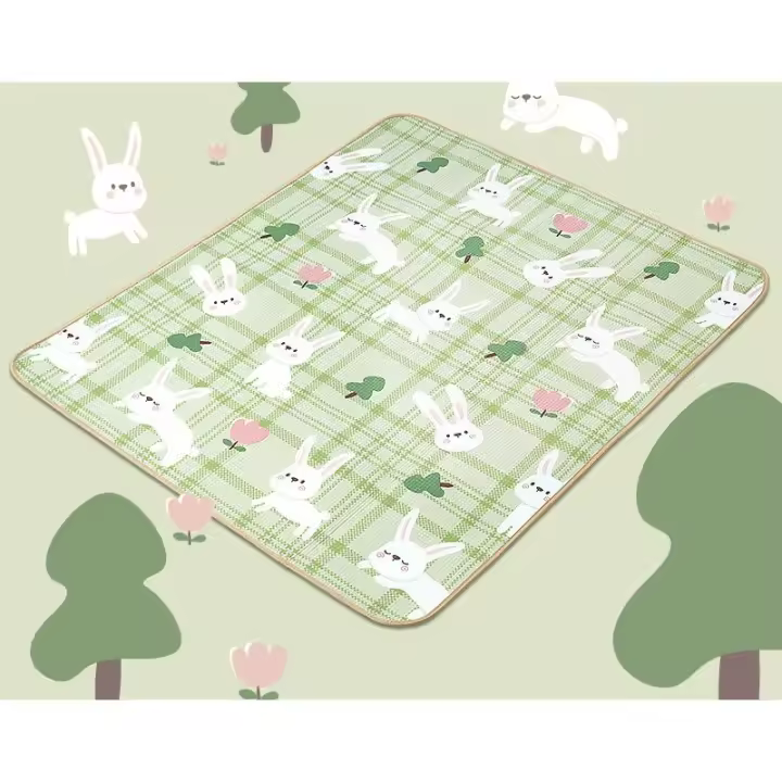Alfombra de picnics para niños con Dibujos animados Coloridos, alfombra antideslizante, adecuada para Uso al Aire Libre - 1