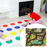 Tapete De Juego Para Bebés Matriz De Ciudades Con Mapa De Carreteras Y Marcadores De Estacionamiento Tapete De Juego Interactivo Para Niños - details 4