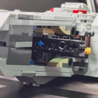 Bloques De Construcción Millennium Falcon Space Wars: Nueva Esperanza Modelo Estelar Buildable Aniversario 25º Para Decoración Del Hogar 921 Piezas - details 5