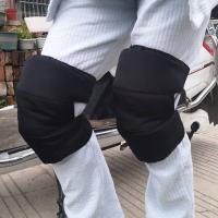 Rodilleras De Invierno Rellenas Con Pluma Ajustables Antiviento Térmicas Para Ciclistas Al Aire Libre Para Hombres Y Mujeres - details 6