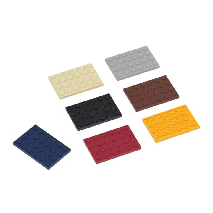 Wange 31Pcs Lote 3032 4x6 Placa Básica De Bloques De Construcción Moc Piezas Compatible Con Bloques Educativos Juguetes Para Niños Regalo Caja - 1