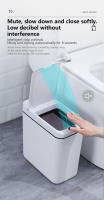 Bandeja De Basura Inteligente 15L Reciclaje Con Sensor Automático Contenedor Eléctrico Impermeable Para Cocina Y Baño - details 10