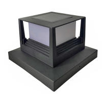 Lámpara Solar LED Impermeable Para Exterior Iluminación De Pared De Jardín Decorativa Para Camino Y Patio Luz De Columna Solar Para Jardín - details 3
