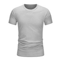 Camiseta De Algodón Para Hombre Verano Estilo Slim Black Manga Corta Cómoda Casual Cuello Redondo Top De Ropa Masculina - details 7