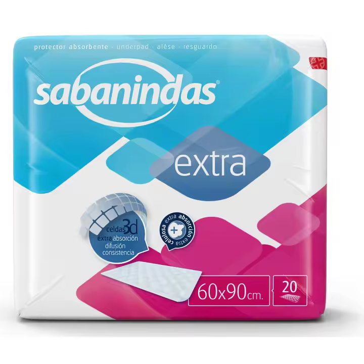 Sabanindas protector extra (60x90cm, 20 uds.) - 1