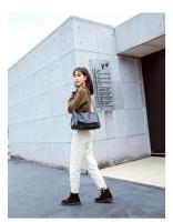 Bolso De Hombro Para Mujer Estilo Rock Negro Nueva Moda Bolso De Mano Con Cadena Monedero Cruzado Single Para Diario - details 14