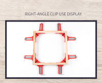 Abrazadera De Ángulo Recto 90 Grados Para Carpintería Y Tableros De Madera Abrazadera De Plegar Para Marco De Pintura Y Vidrio Herramientas Manuales De Metal - details 0