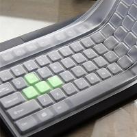 Protector De Teclado Universal De Silicona Film Transparente Cubierta De Piel Para PC Desktop Antigolpes Y Anticaída - details 6