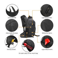 Mochila Reflectante Para Ciclismo Y Senderismo Deporte Al Aire Libre Gran Capacidad Motocicleta Correr Cross-Country Unisex - details 6