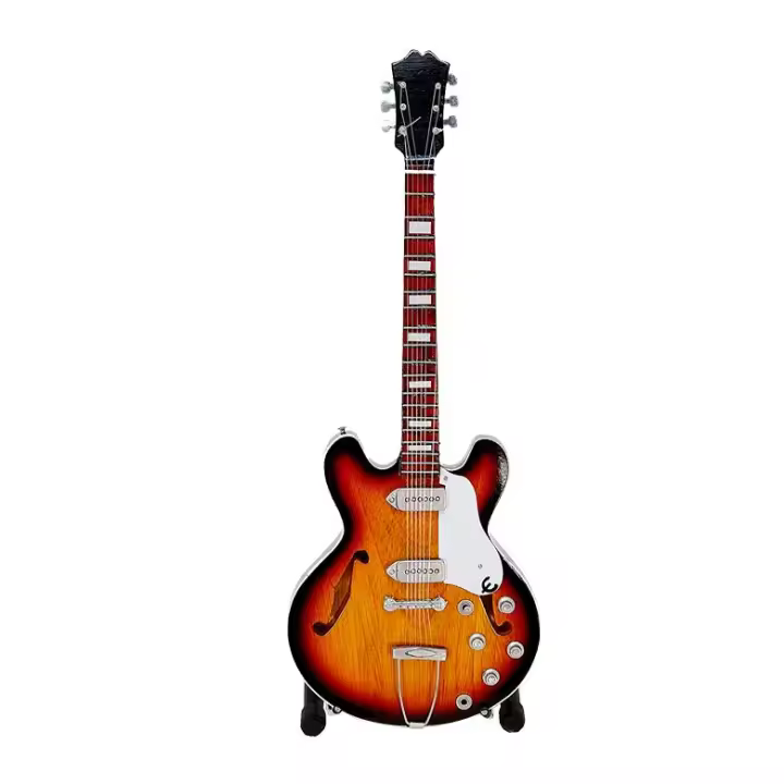 Rockstar Music MGT-0109 Miniatura Guitarra Electrica John Lennon, adorno, regalo musical - 1