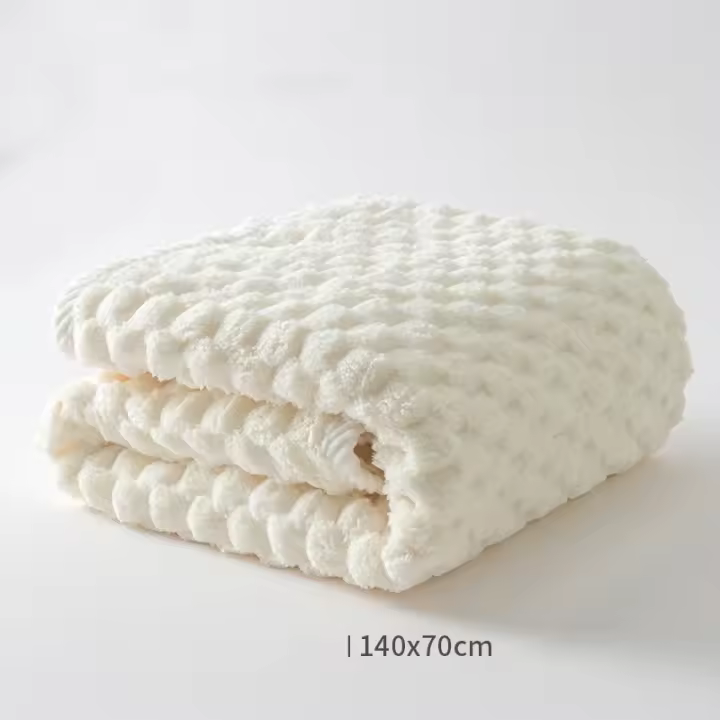 Toalla de vellón coral, toalla de baño tipo gofre, grande, deportiva, absorbente, para hotel, regalos para hombres y mujeres, vellón cálido Gaoyang - 1