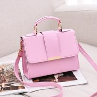 Women's Flap Shoulder Bag Solid Color Crossbody Bag Messenger Bag Women's Leather Handbag Pocket Casual Small Square Bag - details 4