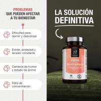 N NATNATURA HEALTH & BEAUTY - Triptófano + Magnesio + Melatonina + Espirulina y Vitamina B6. STOP insomnio. 90 cápsulas vegetales HECHO EN ESPAÑA. - details 1