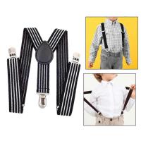 Niños tirantes esmoquin tirantes pantalones brace casual y espalda bracks pantalones suspender para niños, banquete de boda pantalones vaqueros - details 1