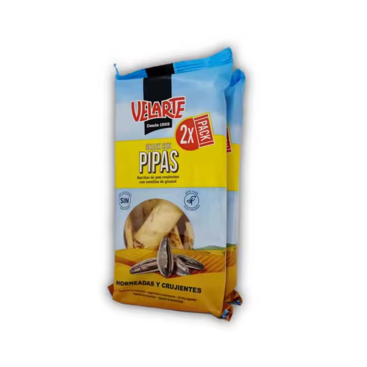 Velarte Artesanas con Pipas PACK-2 bolsas de 60 gramos caja de 12 packs - 1