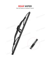 Kit De Limpiaparabrisas Delantero Y Trasero Para Jeep Compass MK49 2006-2016 Cepillo De Ventosa Para Parabrisas De Coche 22+20+11 Pulgadas - details 2