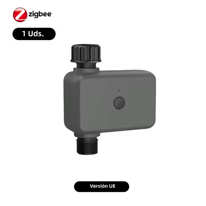MOES Juego De Riego Inteligente ZigBee Con Timer De Agua Y Filtro De Retardo De Lluvia Control Remoto Compatible Con Alexa Y Google Home - 1