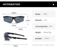 Gafas De Ciclismo Para Hombres JSJM Protección UV400 Lentes Poli-carbónato Gafas De Sol Para Montar Bicicleta En Carretera Y Montaña - details 7