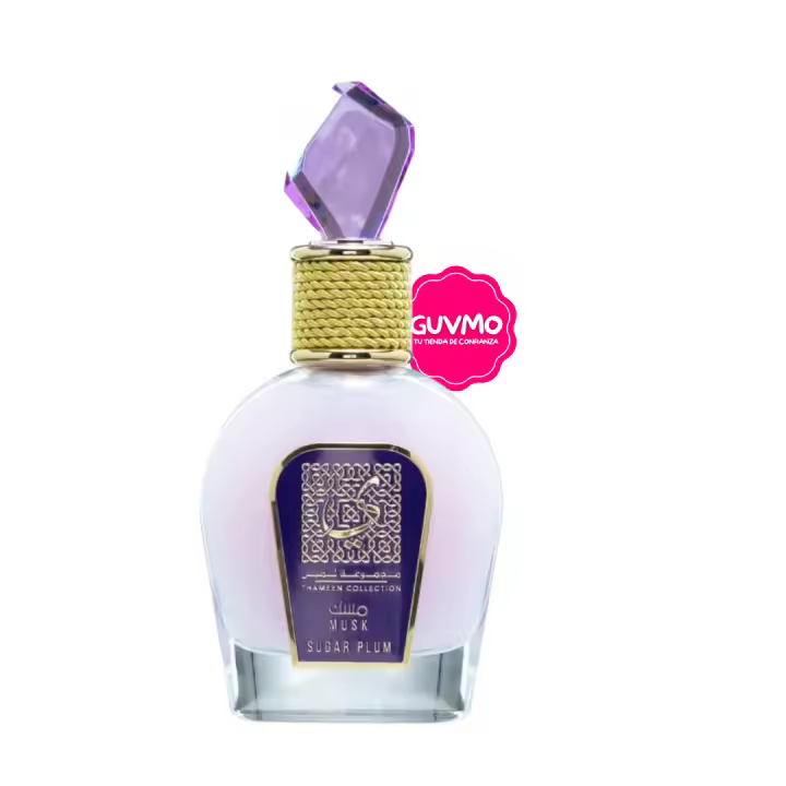 Lattafa Musk Sugar Plum Eau de Parfum 100 ml – Perfume Dulce y Floral con Notas de Ciruela, Jazmín y Almizcle Blanco - 1