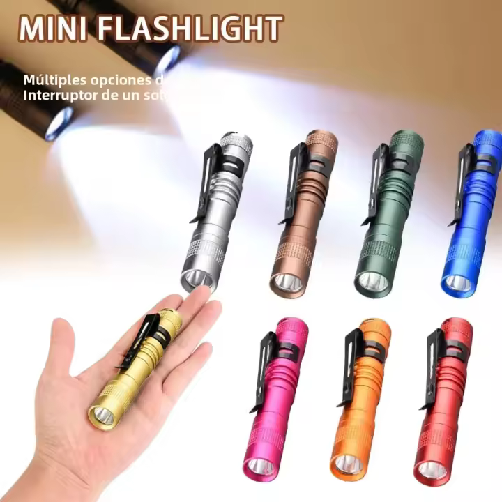 Lámpara De Mano Mini LED KDULIT Portátil Y Pequeña Con Batería AAA Luz Emergente Para Exteriores Y Medicina Torcha - 1