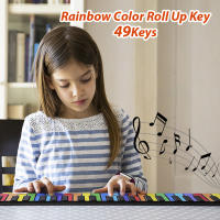 Piano Portátil De 49 Teclas SJ-4902 Colorido Y Plegable Resistente Al Agua Para Principiantes Con 47 Sonidos - details 6