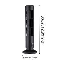 Ventilador De Torre LED Sin Hojas 90 Grados Oscilantes Silencioso Portátil Con Luz Para Escritorio Para Hogar Y Oficina - details 8