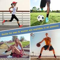 6 Pares de calcetines Deportivos largos para Hombre Altos antisudor antideslizantes transpirables Composición Running senderismo ciclismo Blanco Negro - details 4