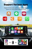 Adaptador 2en1 Inalámbrico Carplay Android Auto XUDA Mini Para Coche Con Luces Coloreadas Compatible Con Suzuki Swift Vitara S-Cross Carry Jimny Sport USB+TYPE-C Puerto Bluetooth 5.0 - details 5