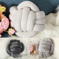 Cojín Redondo De Veludo Estilo Nórdico Cálido Para Bebés Y Adultos Decoración De Dormitorio Almohada De Descanso Para Niños Y Adultos - details 3